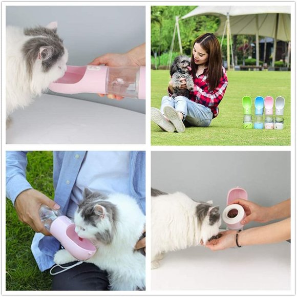 Multifunctional Portable Pet Water Bottle & Feeder - Picture 2 of 11